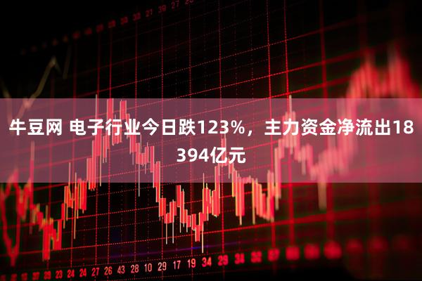 牛豆网 电子行业今日跌123%，主力资金净流出18394亿元